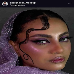 اینستاگرام سالن زیبایی آذر قائدی بندرعباس