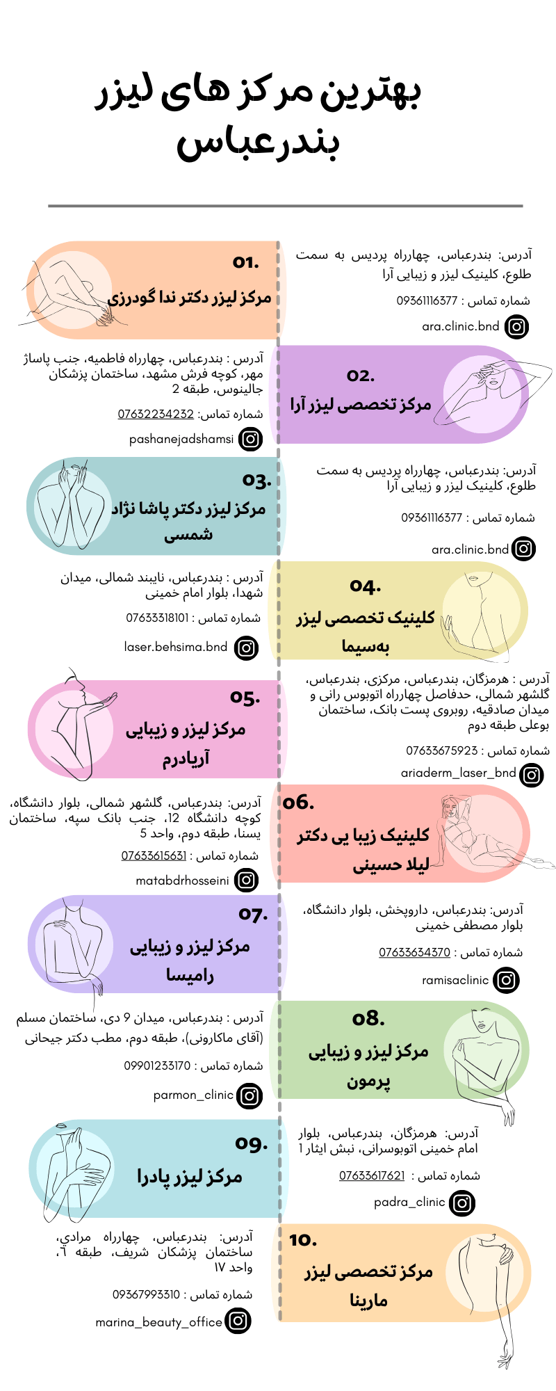 بهترین مرکز لیزر بندرعباس