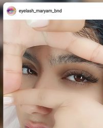 اینستاگرام کاشت مژه مریم بندرعباس