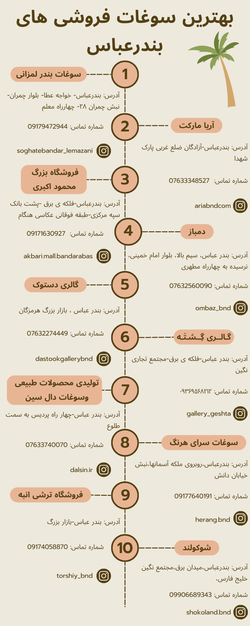 بهترین سوغات بندرعباس