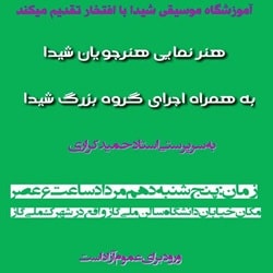 اموزشگاه موسیقی شیدا